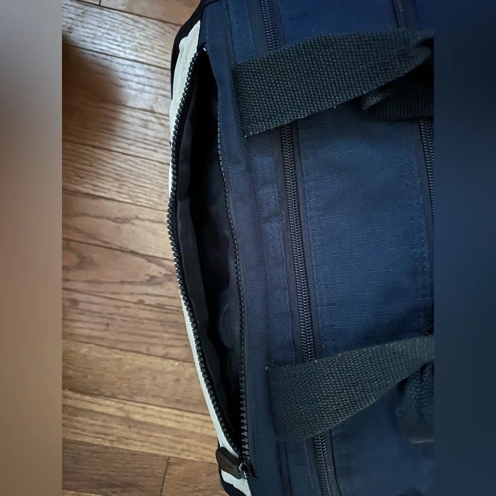 Eddie Bauer Navy and Beige diaper Baby Bag